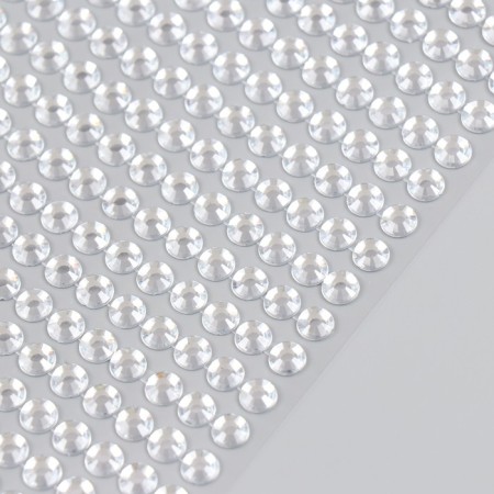 Semi -busines self -adhesive d 6 mm, silver