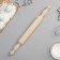 Rockbrush with handles of a share, 44 cm, birch