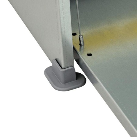 Bunker feeder for poultry at 8 kg, pedal, galvanized steel, alma basica-1