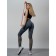 Femic fitness legins, size 44, dark gray color