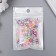 Beads for creativity plastic "Round. Assorted Makarun" d = 3-8 mm, set 10 grams