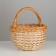 Basket "Lukoshko", bottom 10 cm, top 16 cm, height 11/19 cm, willow