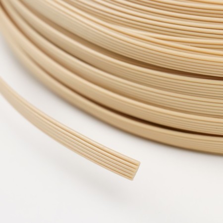 Artificial rattan 8 mm 100 m wave (straw)-3
