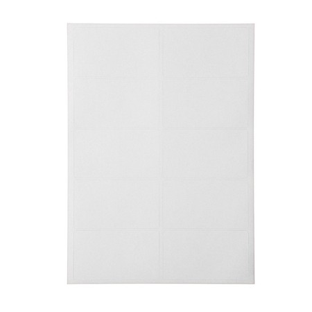 A4 labels are self -adhesive 50 sheets, 80 g/m, on a sheet 10 labels, size: 96 x 56 mm, matte, white-2