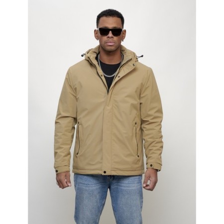 Male spring jacket, size 48, beige color-6