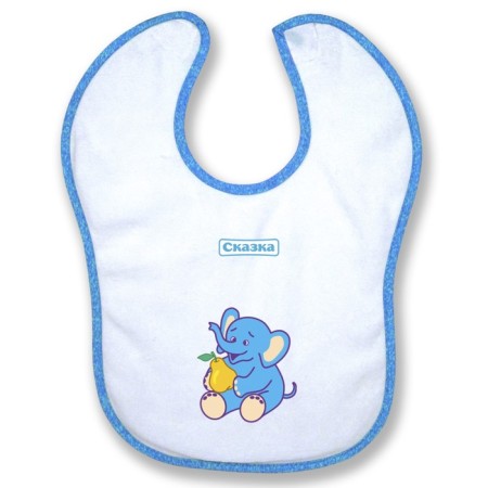 Set of bibs, on Velcro, 3 pcs.