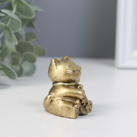 NECSK Polystone "Mani-Neko. Happiness and wealth" Set 2 pcs 3.5x4.5 cm-2