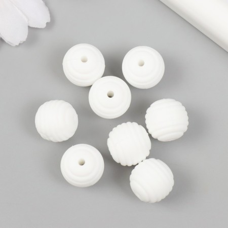 Busina silicone "Round with the beam" White D = 1.5 cm-1