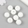 Busina silicone "Round with the beam" White D = 1.5 cm