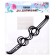 Glasses for toys, set 4 pcs, size 1 pc: 2.5 × 7 × 5.3 cm, black color