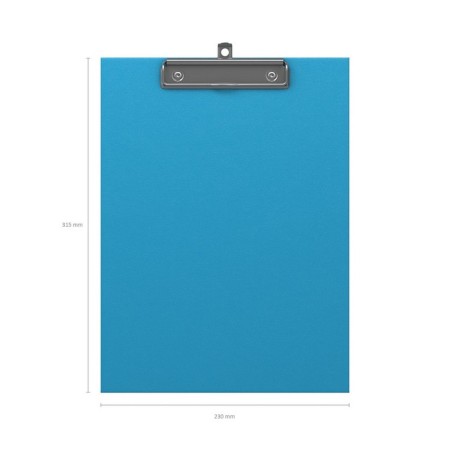 A tablet with A4, 2 mm clip, Erichkrause Neon, laminated cardboard, blue¶-3