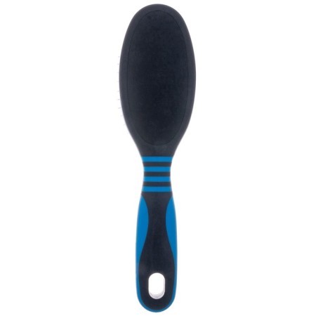 Delight brush massage, second, metal teeth, black-blue-2