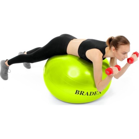 Fitball Bradex "Fitball-65" d = 65 cm, with a pump, light green-3