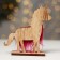 New Year's decor "Unicorn with a bell" 14 × 4 × 16 cm, fuchsia