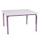 Table children's growing fairy "My baby", group 0-1, color white-violet