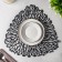 Serving napkins on the table "Loire", 4 pcs, 40 × 38.5 cm, black