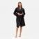 Women's robe minku: Light Touch Black color, river 44