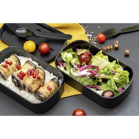 Lunch-box with devices Smart Solutions Food Time, 1 L, Black Color Black-9
