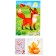 Set for creativity: applique with sequins and applications with feathers and rhinestones "Fox"