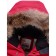 Winter park for a girl, height 140 cm, red color
