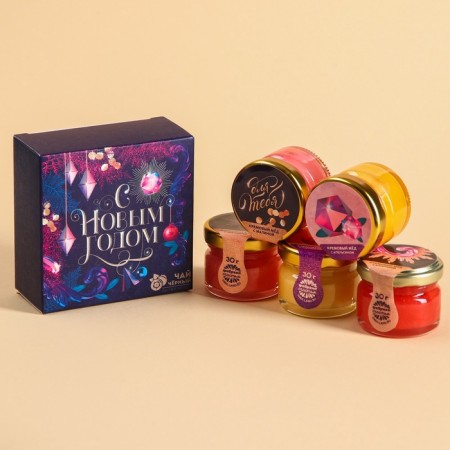 New Year's gift "Happy New Year!": Tea, cream-make-2