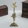 Climb "Angel" per 1 candle, brass 9x9x24 cm