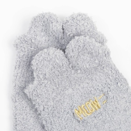 Women's terry socks minku, gray color, size 36-39 (23-25 ​​cm)-2