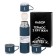Set "Master K": Thermos 500 ml and 3 circles 160 ml, retains heat 12 hours, blue