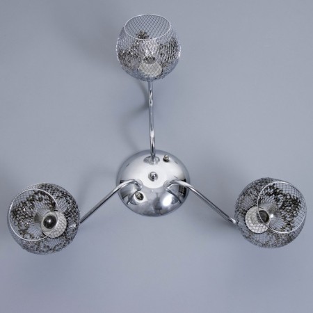 Laurah Laura 3x60W E27 Chrome 54x54x29 cm.-4