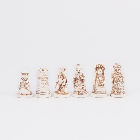 Chess desktop souvenir "Qing dynasties" 28 x 28 cm, king H-5.5 cm, pawn H-4.5 cm-12