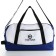 Sports bag, textura, average size, blue/white color