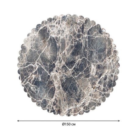 The tablecloth “Marble cracks”, round, Saten, d = 150 cm-1