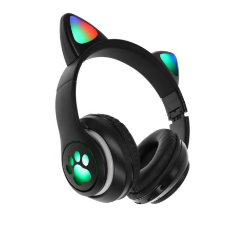 MYBIT W-32 braids, wireless, MIC, BT 5.0, AUX, Microsd, MP3, 400 mAh, black-2