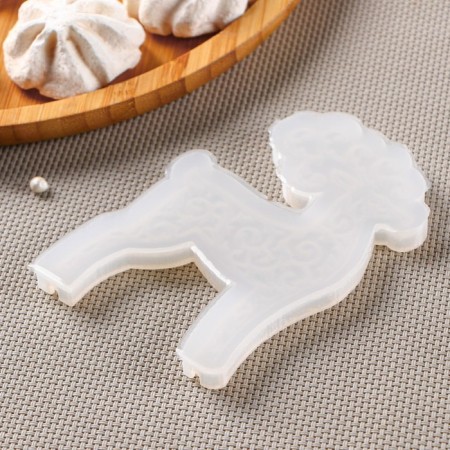 Silicone Mold "Deer", 11 × 7.5 cm, transparent color-3