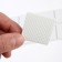 Furniture square liner tundra, size 38 x 38 mm, 8 pcs, polymer, white color
