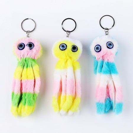 Soft toy "Osminog", on a key fob, 11 cm, Mix colors-2