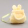 Children's "Bunny" bag with a bow, 18 cm, yellow color