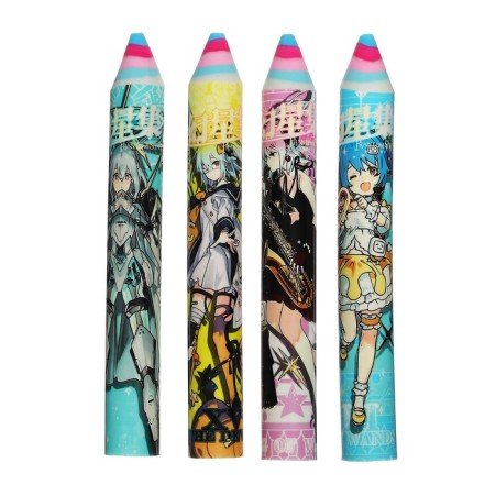 Eraser Figure pencil "Anime" mix
