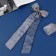 Hair clip "Schoolgirl" bow point, 12x30 cm, gray