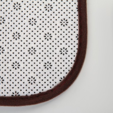 Bath and toilet rug “fluffy”, 50 × 80 cm, brown color-2