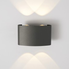 Elektrostandard lamp, 4 watts, LED, 3000K, 290 LM, IP54, wall, Techno 1555 LED Gray