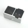 Block: 1-seater socket s/h + 1-clavy switch, PST16-11-54/10-111-54, gray/graphite
