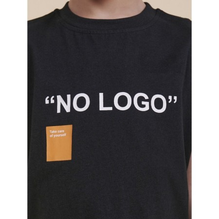 T -shirt for boys, height 122 cm, black color-12