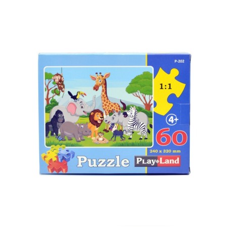 Safari puzzle, 60 elements-1