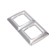 Kranz 2-STO-STO-STRO-STROLRAL, Silver metallic KR-78-0286 frame