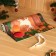 Rug-lane with a print "Happy New Year, with a light steam", 50x155 cm