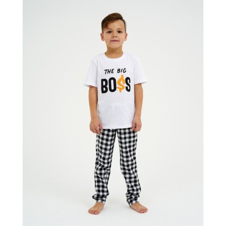 Children's pajamas (T-shirt, trousers) KAFTAN "BOSS" Size 32 (110-116)-1