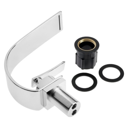 Zein Z3807 sink mixer, designer, single -leaf, cartridge 35 mm, chrome-10