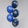 Shar Latex 12 “Happy Birthday, Son!”, Pastel, set 5 pcs., Blue color, blue
