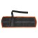 Firetrack case for fire extinguisher OP-1-OP-5, automobile, polyester, black/orange